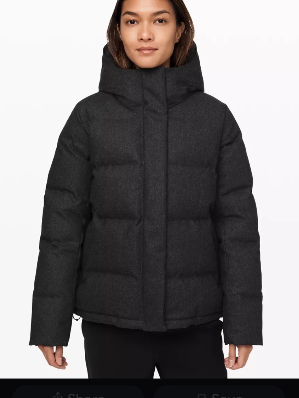 lululemon athletica Navy wonderpuff wool Jacket